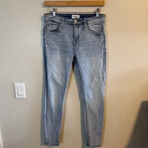 Pistola Raw Hem Skinny Ankle Jeans Size 28